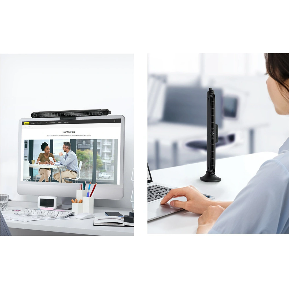 Hurtownia GSM - Wentylator na monitor Baseus czarny - BSU3397BLK - {ean13} - Hurt