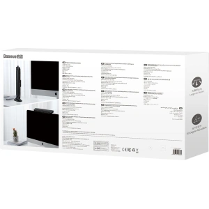 Wholesale Baseus Refreshing Monitor Clip-On & Stand-Up Desk Fan Black - BSU3397BLK - {ean13} - Hurt