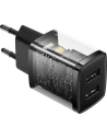 Hurtownia GSM - Ładowarka sieciowa Baseus Compact 2xUSB-A 10.5W czarny - BSU3398BLK - {ean13} - Hurt