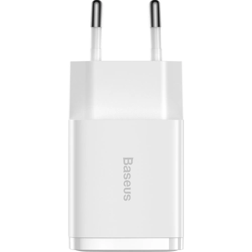 Ładowarka sieciowa Baseus Compact 2xUSB-A 10.5W biały