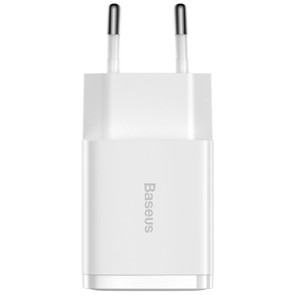 Hurtownia GSM - Ładowarka sieciowa Baseus Compact 2xUSB-A 10.5W biały - BSU3399WHT - {ean13} - Hurt