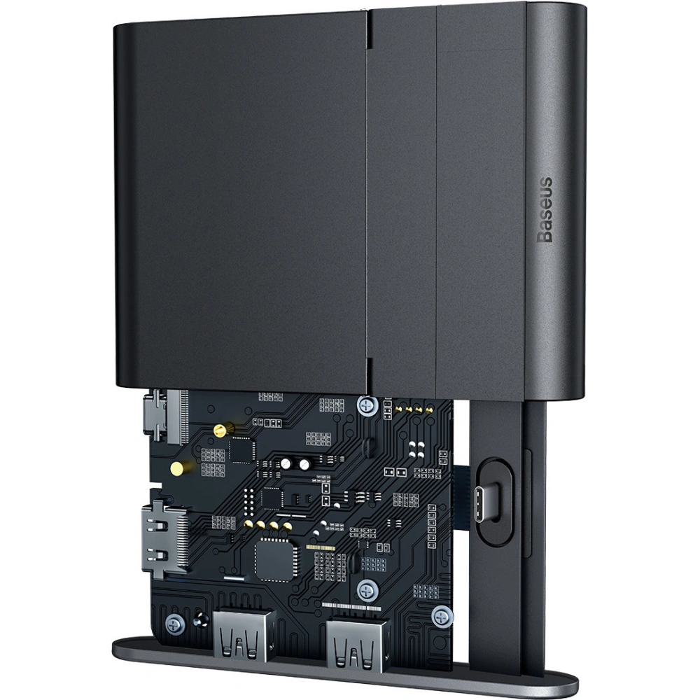 Hurtownia GSM - Stacja dokująca Baseus Mate USB-C HUB czarny - BSU3400BLK - {ean13} - Hurt