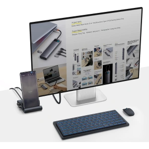 Hurtownia GSM - Stacja dokująca Baseus Mate USB-C HUB czarny - BSU3400BLK - {ean13} - Hurt