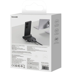 Hurtownia GSM - Stacja dokująca Baseus Mate USB-C HUB czarny - BSU3400BLK - {ean13} - Hurt