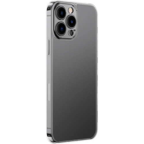 Etui Baseus Frosted Glass Apple iPhone 13 Pro Max przezroczysty