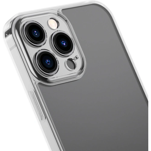 Etui Baseus Frosted Glass Apple iPhone 13 Pro Max przezroczysty