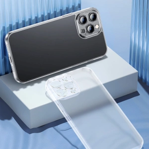 Hurtownia GSM - Etui Baseus Frosted Glass Apple iPhone 13 Pro Max przezroczysty - BSU3404CL - {ean13} - Hurt