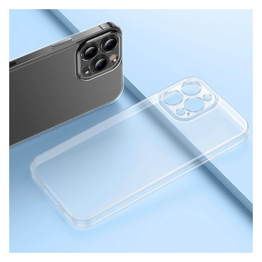Wholesale Baseus Frosted Glass Apple iPhone 13 Pro Max clear - BSU3404CL - {ean13} - Hurt