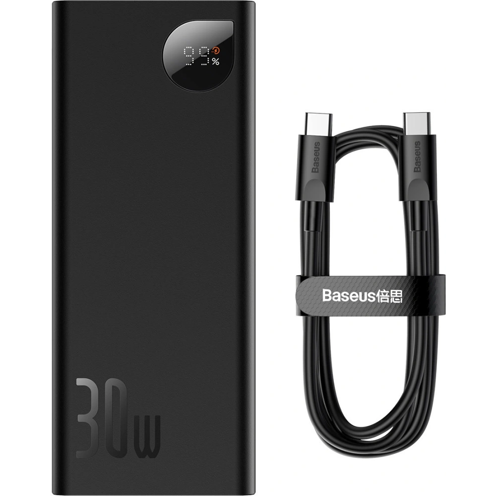 Hurtownia GSM - Powerbank Baseus Adaman 20000mAh 30W szary + kabel USB-C - BSU3405GRY - {ean13} - Hurt