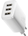 Hurtownia GSM - Ładowarka sieciowa Baseus Compact 3xUSB-A 17W biały - BSU3406WHT - {ean13} - Hurt