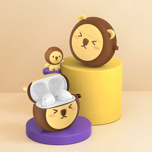 Etui Baseus na słuchawki Bowie E3 brązowy