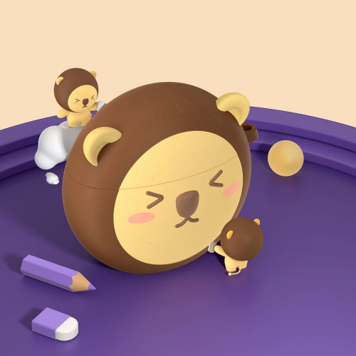 Etui Baseus na słuchawki Bowie E3 brązowy