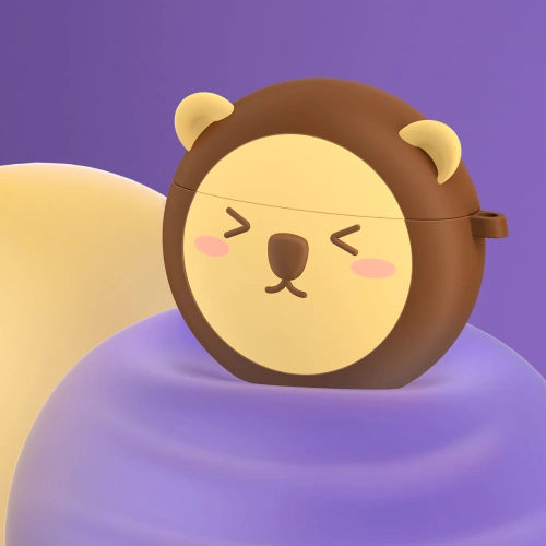 Etui Baseus na słuchawki Bowie E3 brązowy