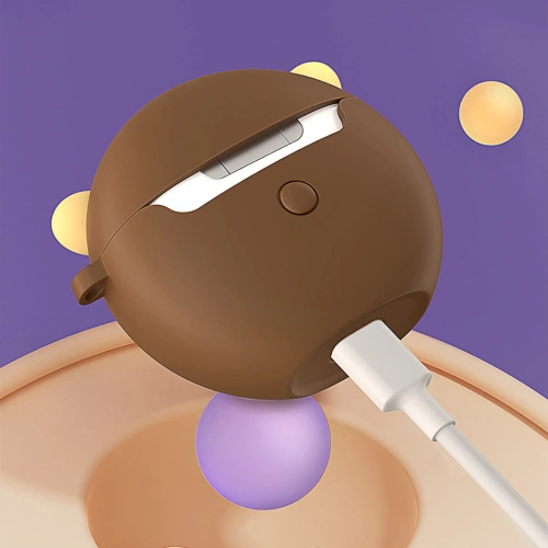 Etui Baseus na słuchawki Bowie E3 brązowy