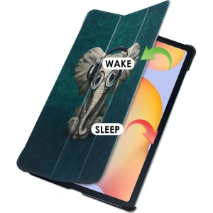 Hurtownia GSM - Etui Tech-Protect Smartcase Samsung Galaxy Tab S6 Lite 10.4 2022/2020 Happy Elephant - THP1156HAPELE - {ean13} - Hurt