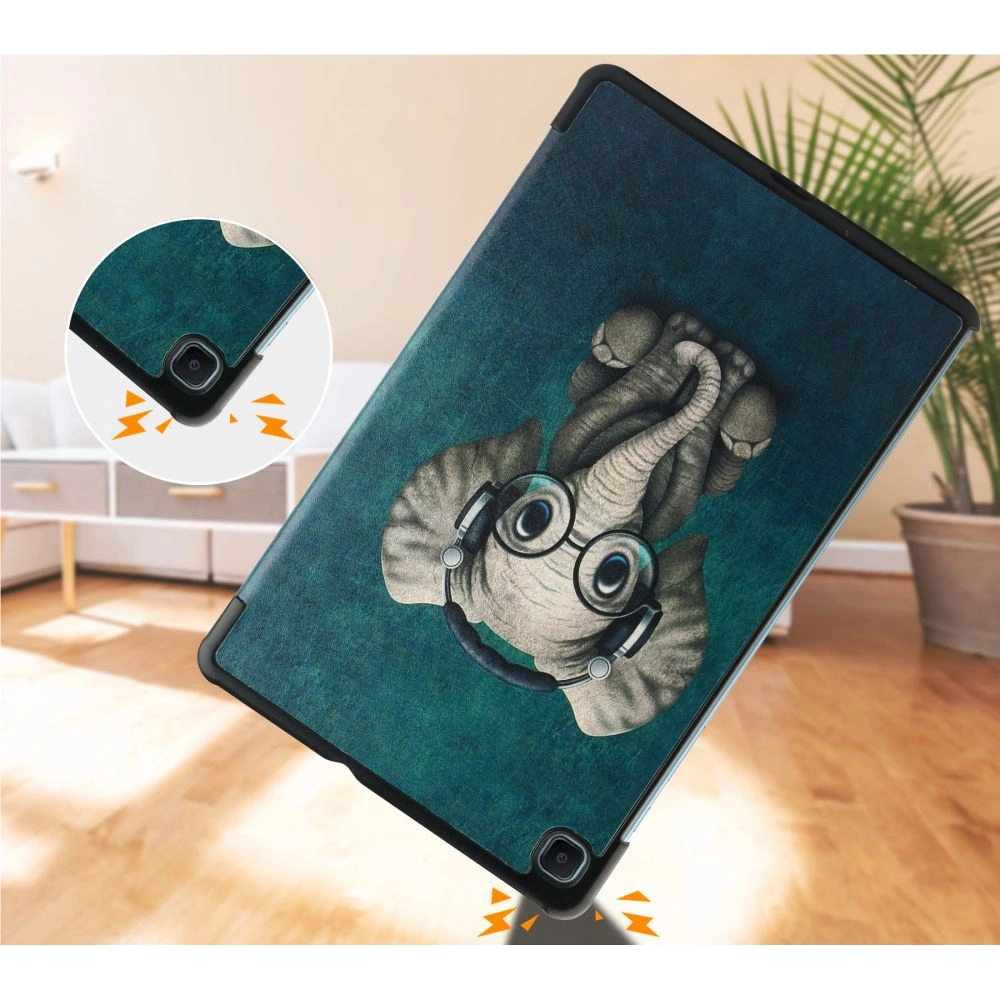 Hurtownia GSM - Etui Tech-Protect Smartcase Samsung Galaxy Tab S6 Lite 10.4 2022/2020 Šťastný slon - THP1156HAPELE - {ean13} - Hurt