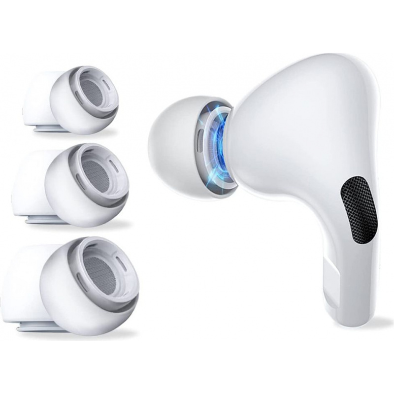 Hurtownia Tech-Protect - 9589046924415 - THP1158WHT - Gumki Tech-Protect Ear Tips Apple AirPods Pro White [3 PACK] - B2B homescreen