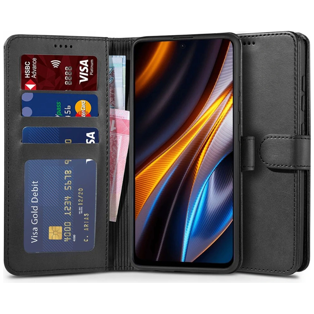 Hurtownia GSM - Etui Tech-Protect Wallet POCO X4 GT černé - THP1159BLK - {ean13} - Hurt