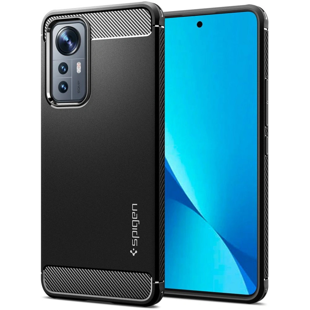 Hurtownia GSM - Etui Spigen Rugged Armor Xiaomi 12 Lite Matná Černá - SPN2272BLK - {ean13} - Hurt