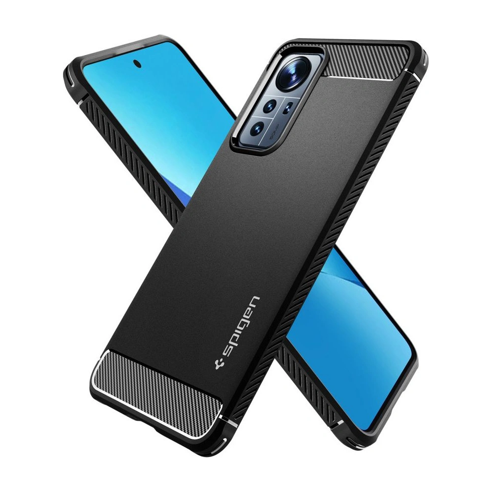 Hurtownia GSM - Etui Spigen Rugged Armor Xiaomi 12 Lite Matná Černá - SPN2272BLK - {ean13} - Hurt