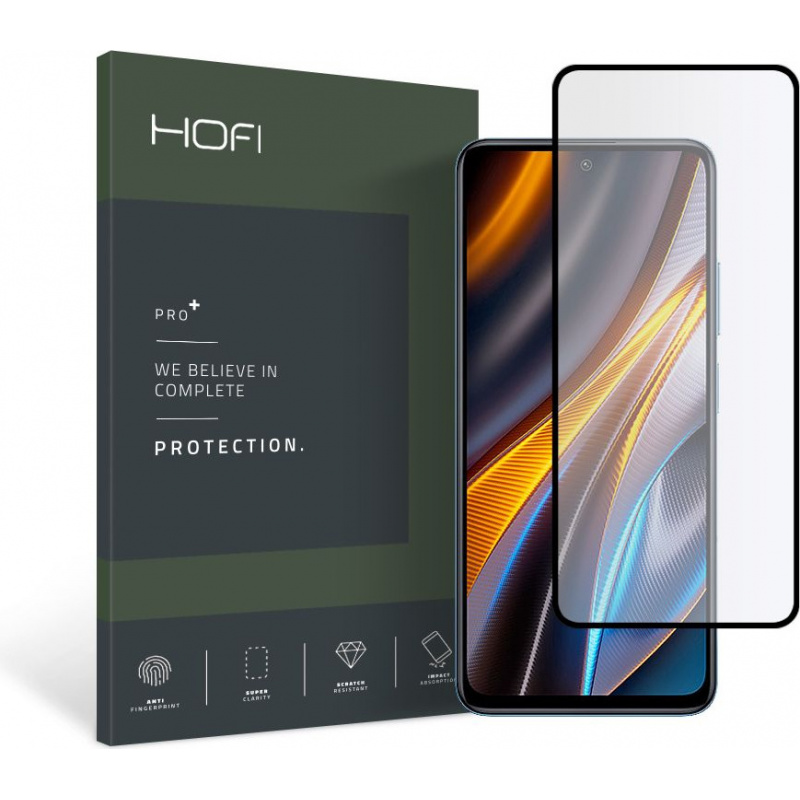 Hofi Distributor - 9589046924316 - HOFI246BLK - Hofi Glass Pro+ POCO X4 GT Black - B2B homescreen