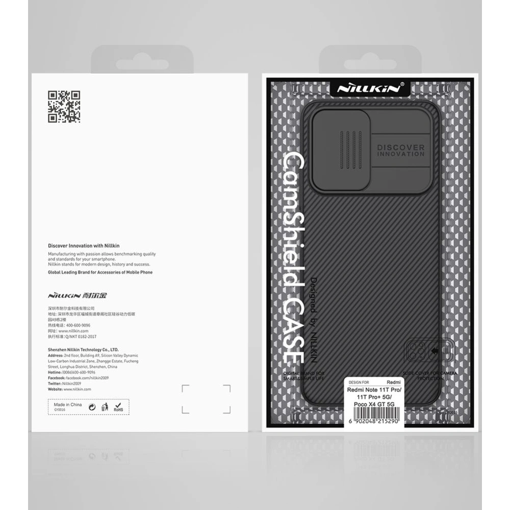 Hurtownia GSM - Etui Nillkin Camshield POCO X4 GT černé - NLK411BLK - {ean13} - Hurt