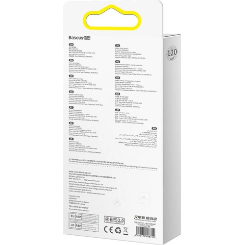 Kabel Baseus Flash Series 3w1 USB-A - USB-C + micro USB + Lightning 100W 1.2m (czarny)