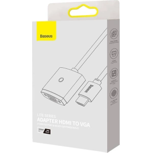 Hurtownia GSM - Adapter Baseus Lite Series HDMI - VGA z audio (czarny) - BSU3416BLK - {ean13} - Hurt