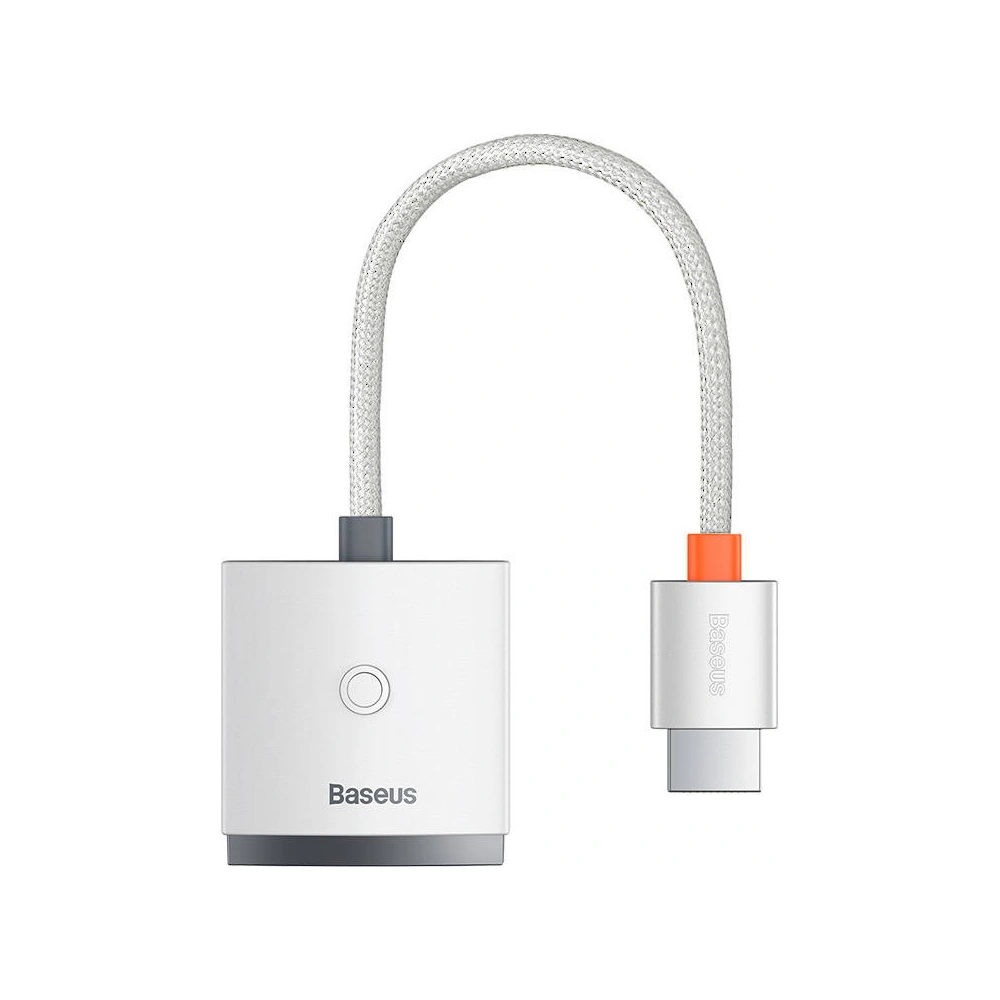 Hurtownia GSM - Adapter Baseus Lite Series HDMI - VGA z audio (biały) - BSU3417WHT - {ean13} - Hurt