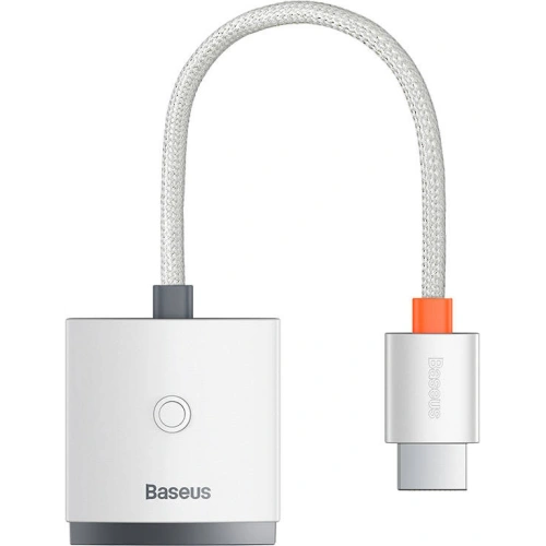 Adapter Baseus Lite Series HDMI - VGA bez audio (biały)