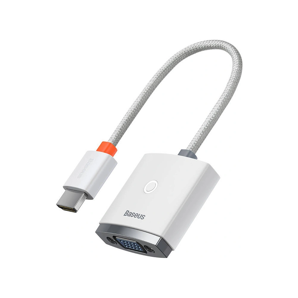 Hurtownia GSM - Adaptér Baseus Lite Series HDMI - VGA bez audia (bílý) - BSU3418WHT - {ean13} - Hurt