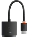 Adapter Baseus Lite Series HDMI - VGA bez audio (czarny)