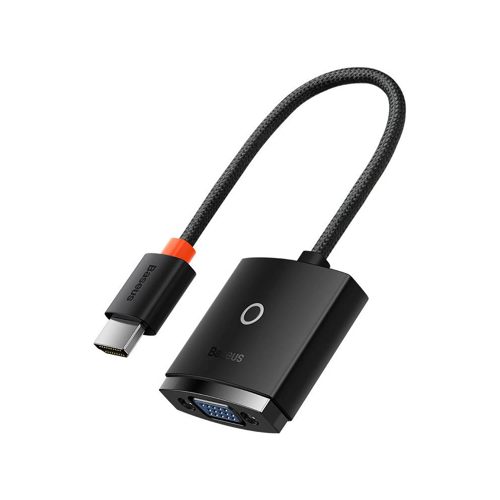 Hurtownia GSM - Adaptér Baseus Lite Series HDMI - VGA bez audio (černý) - BSU3419BLK - {ean13} - Hurt