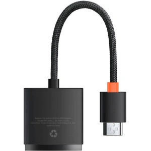 Hurtownia GSM - Adapter Baseus Lite Series HDMI - VGA bez audio (czarny) - BSU3419BLK - {ean13} - Hurt