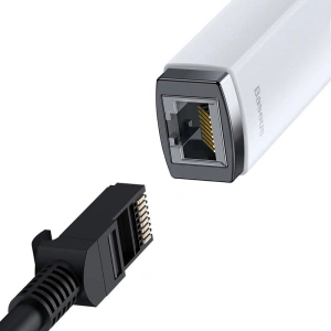 Hurtownia GSM - Adapter sieciowy Baseus Lite Series USB-C - RJ45 (biały) - BSU3420WHT - {ean13} - Hurt