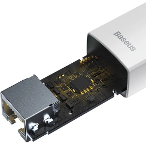 Hurtownia GSM - Adapter sieciowy Baseus Lite Series USB-C - RJ45 (biały) - BSU3420WHT - {ean13} - Hurt