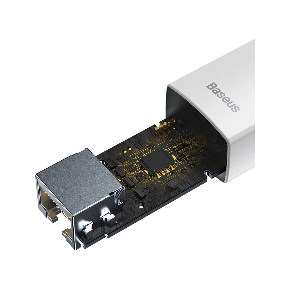 Hurtownia GSM - Adaptér síťový Baseus Lite Series USB-C - RJ45 (bílý) - BSU3420WHT - {ean13} - Hurt