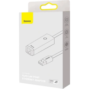 Hurtownia GSM - Adapter sieciowy Baseus Lite Series USB-C - RJ45 (biały) - BSU3420WHT - {ean13} - Hurt