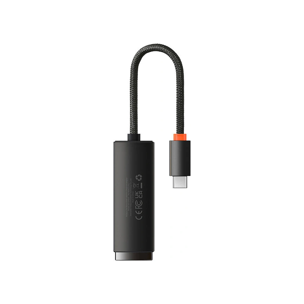 Hurtownia GSM - Síťový adaptér Baseus Lite Series USB-C - RJ45 (černý) - BSU3421BLK - {ean13} - Hurt