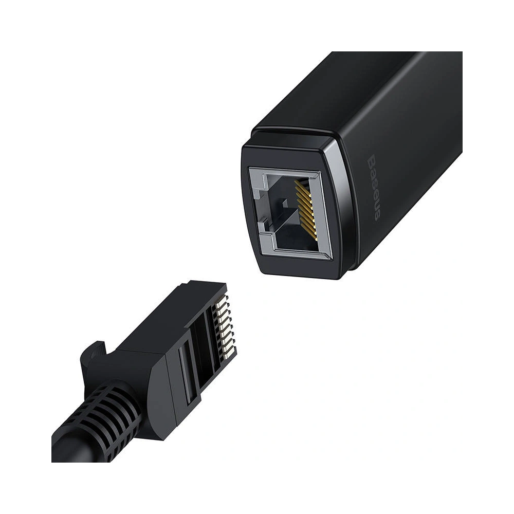 Hurtownia GSM - Síťový adaptér Baseus Lite Series USB-C - RJ45 (černý) - BSU3421BLK - {ean13} - Hurt