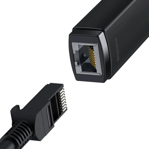 Adapter sieciowy Baseus Lite Series USB - RJ45 (czarny)