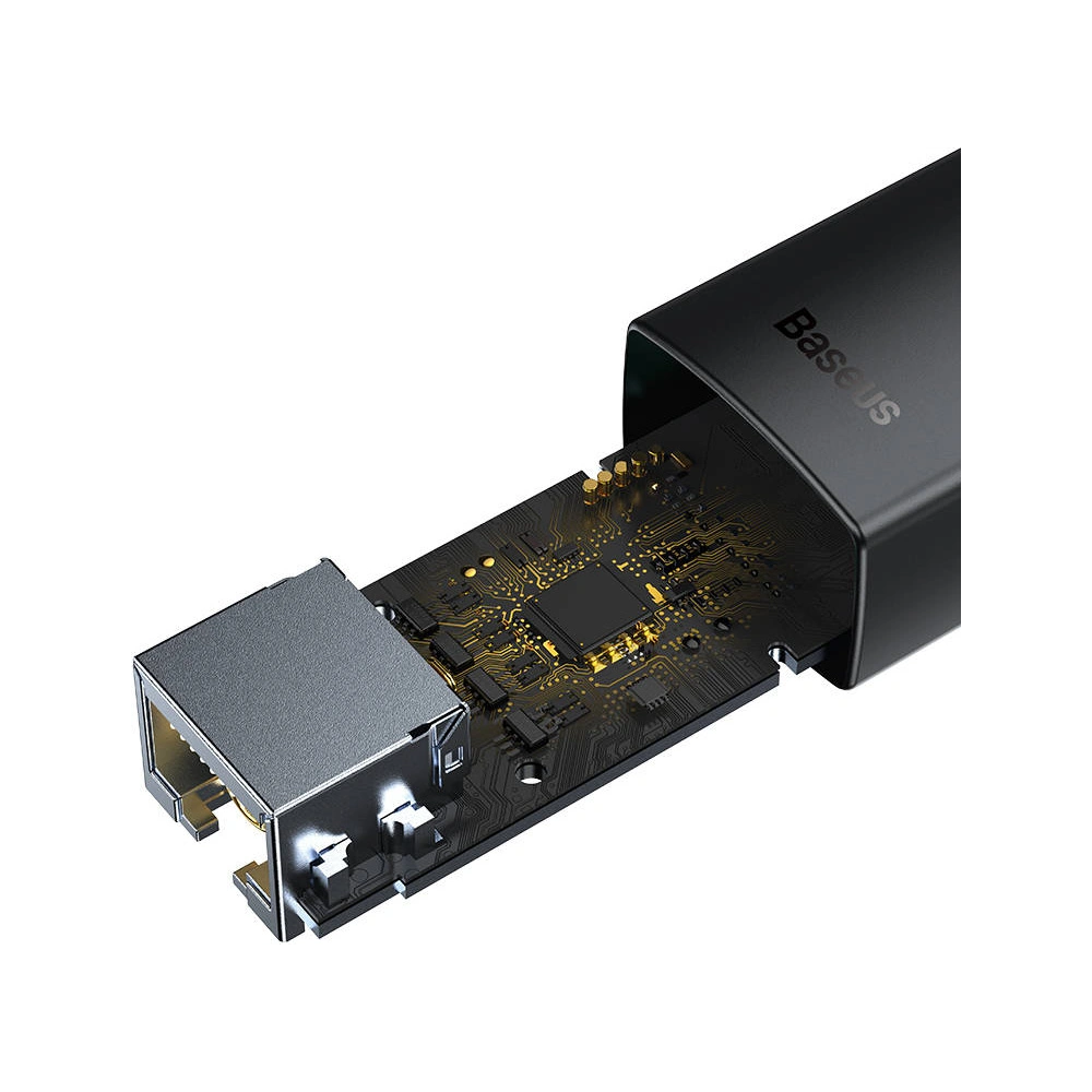 Hurtownia GSM - Adaptér síťový Baseus Lite Series USB - RJ45 (černý) - BSU3422BLK - {ean13} - Hurt