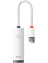 Baseus Lite Series USB - RJ45 Adapter (white)