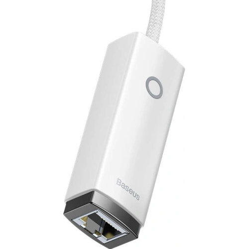 Adapter sieciowy Baseus Lite Series USB - RJ45 (biały)