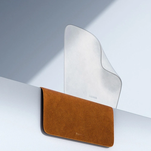 Ściereczki do czyszczenia ekranu Baseus Auto-care szary i brązowy [2 PACK]