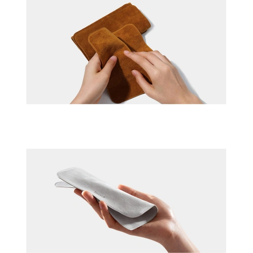 Ściereczki do czyszczenia ekranu Baseus Auto-care szary i brązowy [2 PACK]