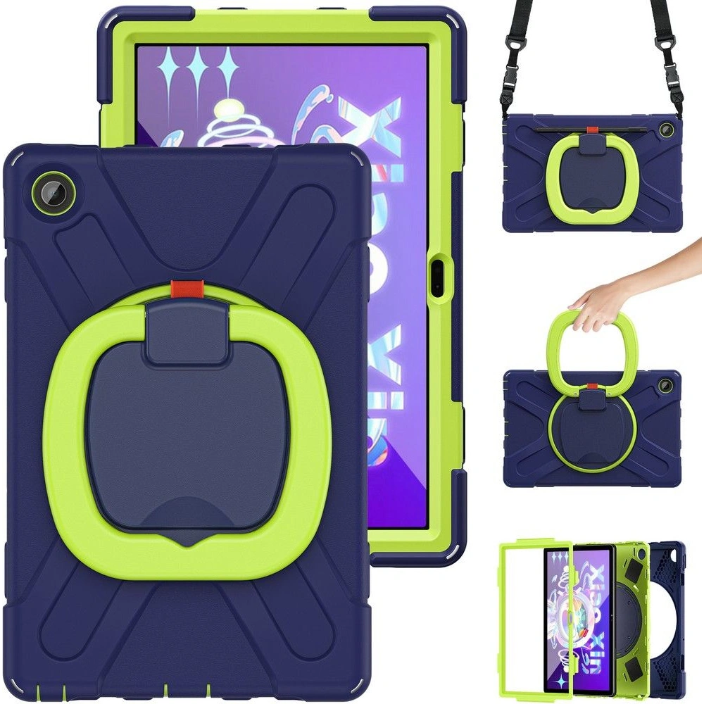 Hurtownia GSM - Etui Tech-Protect X-armor Lenovo Tab M10 Plus 10.6 3. generace Navy/lime - THP1167NAVLIM - {ean13} - Hurt