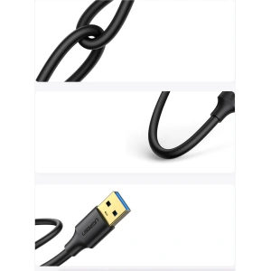 UGREEN US128 USB 3.2 Gen 1 cable 3m black