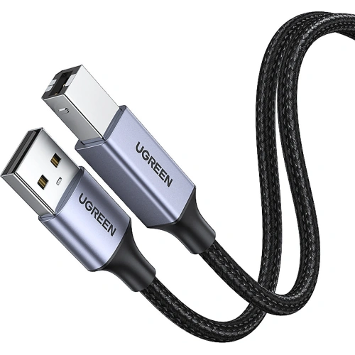 Kabel UGREEN US369 USB-B do drukarki (męski) - USB 2.0 (męski) 480Mbps 5m czarny