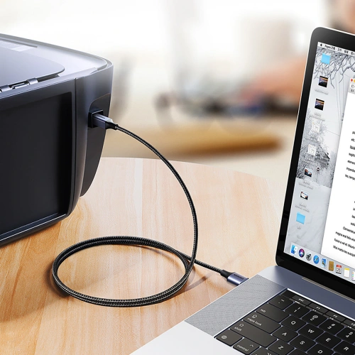 Kabel UGREEN US369 USB-B do drukarki (męski) - USB 2.0 (męski) 480Mbps 5m czarny